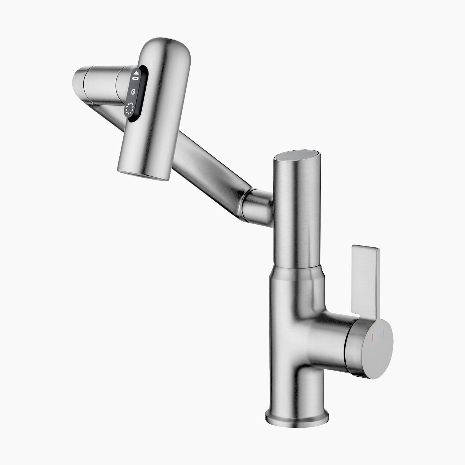 Koazi Single-Hole Rotatable Faucet with Temperature Display