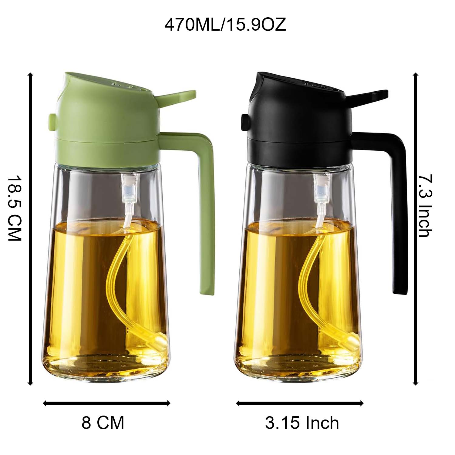 Koazi Glass Oil Sprayer & Dispenser